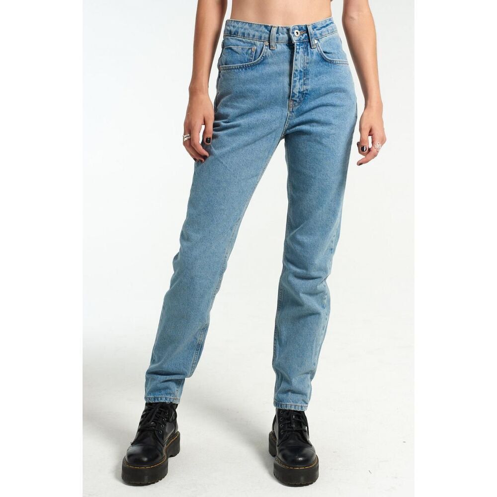 Womens The Ragged Priest Cougar mom jean – light blue